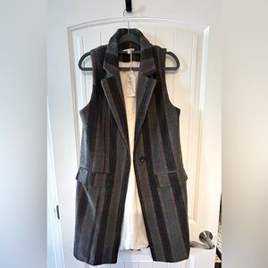 NWT Unique, mixed patterned vest